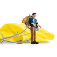 Schleich Dinosaurs - Dino parachute-reddingsbrigade speelfiguur 41471 - thumbnail