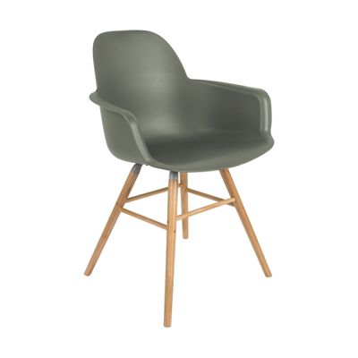 Zuiver Albert Kuip armstoel Green