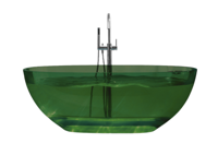Best-Design Color "Transpa-Emerald" vrijstaand bad 170 x 78 x 56 cm