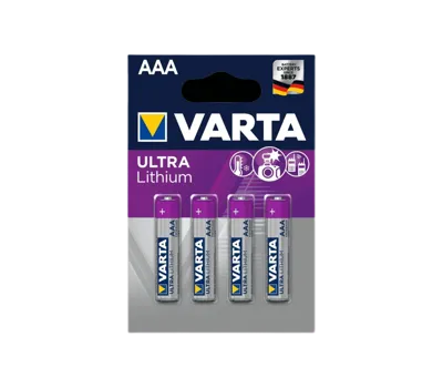 Varta Ultra Lithium AAA 4-pack Batterijen