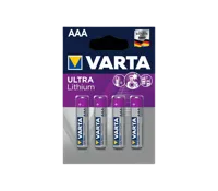 Varta Ultra Lithium AAA 4-pack Batterijen