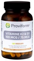 Proviform Vitamine K2 100 mcg & D3 75 mcg Capsules