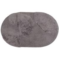 Veer Carpets - Badmat Boaz - Grey Ovaal 50 x 80 cm