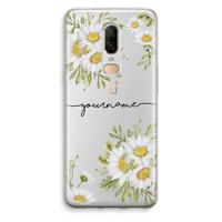 Daisies: OnePlus 6 Transparant Hoesje - thumbnail