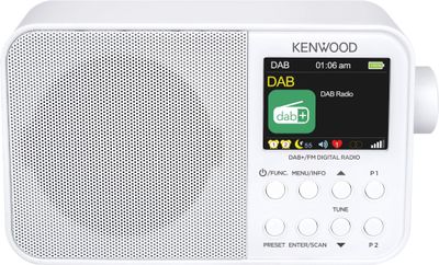 KenwoodCRM30DAB DAB radio Wit