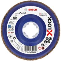 Bosch Accessoires Lamellenschijf X551 115mm G60 kunststof recht X-LOCK - 2608619812