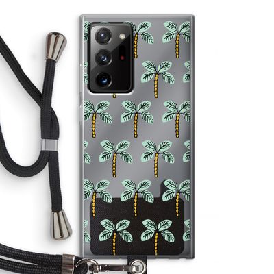 Paradise: Samsung Galaxy Note 20 Ultra / Note 20 Ultra 5G Transparant Hoesje met koord