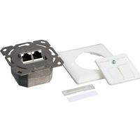 LogiLink NP0125 wandcontactdoos 2x RJ45