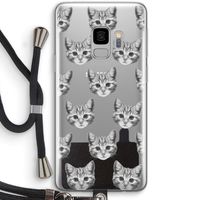 Kitten: Samsung Galaxy S9 Transparant Hoesje met koord