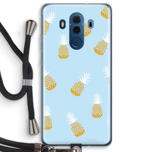 Ananasjes: Huawei Mate 10 Pro Transparant Hoesje met koord