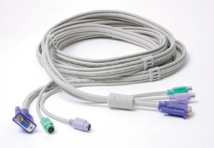 NeoMounts 3N1PS2EXT6 toetsenbord-video-muis (kvm) kabel