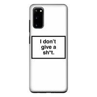 Don't give a shit: Samsung Galaxy S20 Tough Case