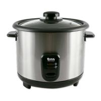 rijstkoker TM Electron Staal Glas Roestvrij staal 500 W 1,5 L