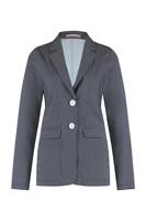 Merel small check blazer - off white/black - 07152