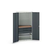 Bott Verso Systeemkast | 1050x550x2000mm | 1 Legbord | 3 Lades | 1 Perfo Achterwand | RAL 7016 - 16926572.19 Bott Verso Systeemkast | 1050x550x2000mm | 1 Legbord | 3 Lades | 1 Perfo Achterwand | RAL 7016 - 16926572.19