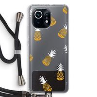Ananasjes: Xiaomi Mi 11 Transparant Hoesje met koord