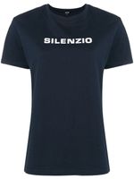 ASPESI t-shirt imprimé Silenzio - Bleu