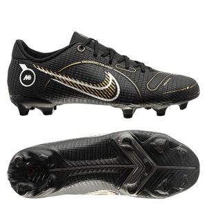 Nike Mercurial Vapor 14 Academy MG Shadow - Zwart/Goud/Zilver Kinderen