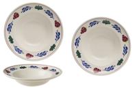 Boerenbont Diep Bord diameter 28cm set van 3 stuks