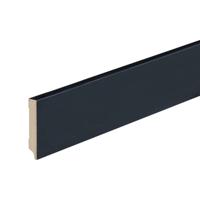 Folieplint plint 70x12 - Amsterdam zwart RAL 9005 Folieplint plint 70x12 - Amsterdam zwart RAL 9005