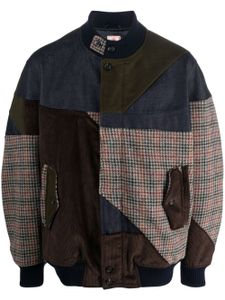 Baracuta veste bomber à design patchwork - Vert