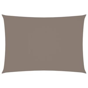 vidaXL Zonnescherm rechthoekig 3,5x4,5 m oxford stof taupe