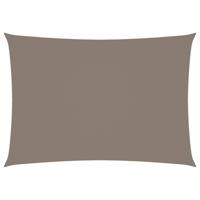 vidaXL Zonnescherm rechthoekig 2x4 m oxford stof taupe