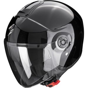 SCORPION EXO-City II Solid, Jethelm of scooter helm, Zwart