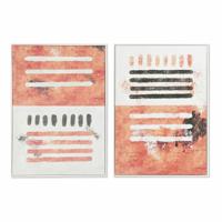 Schilderij DKD Home Decor Koloniaal (2 Stuks) (50 x 3 x 70 cm)