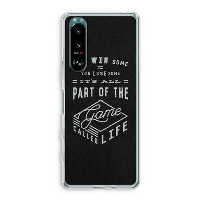 Life: Sony Xperia 5 III Transparant Hoesje