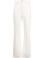 Tory Burch jean évasé à taille haute - Blanc - thumbnail