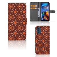 Motorola Moto E32 | Moto E32s | Telefoon Hoesje | Batik Brown