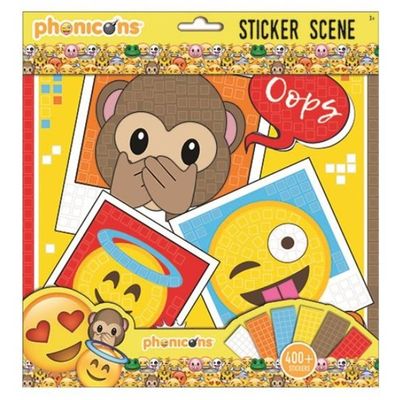 Phonicons Stickervel Scène Junior 25 X 25 Cm Papier