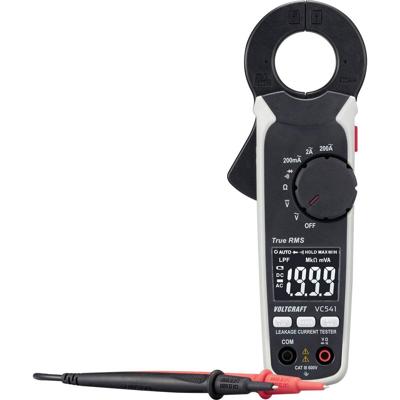VOLTCRAFT VC541 Stroomtang Digitaal CAT III 600 V Weergave (counts): 2000