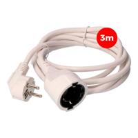 Verlengbare Kabel EDM 23202 Wit 3 m