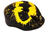 BATMAN Skate/fietshelm junigoud 52-56 cm zwart/geel