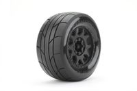 JetKo 1/8 Extreme Tyre MT Slicks Rockform belted op 3.8" zwarte velgen - 1/2 offset - 17mm hex