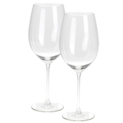 Wijnglazen - 12x stuks - glas - 540 ml - rode wijnglazen