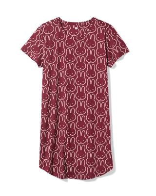 HEMA Nijntje damesnachthemd micro bordeauxrood (bordeauxrood)