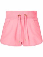 Balmain short à logo imprimé - Rose - thumbnail