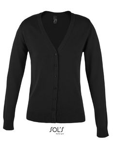 Sol’s L419 Golden Women V-Neck Knitted Cardigan