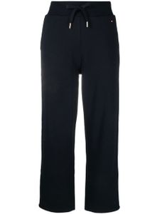 Tommy Hilfiger pantalon de jogging à bandes contrastantes - Bleu