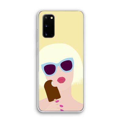 Ice cream: Samsung Galaxy S20 Transparant Hoesje