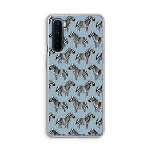 Zebra: OnePlus Nord Transparant Hoesje
