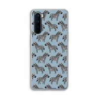 Zebra: OnePlus Nord Transparant Hoesje