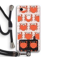 Krab: Pixel 3 XL Transparant Hoesje met koord