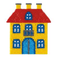 Hama midi strijkkralenbordje - huis
