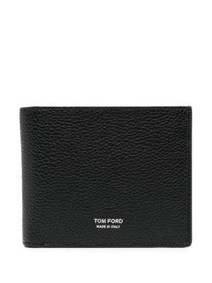 TOM FORD portefeuille pliant T Icon - Noir