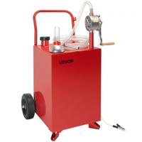 VEVOR 75L brandstoftrolley brandstoftank benzinetank handpomp VEVOR 75L brandstoftrolley brandstoftank benzinetank handpomp