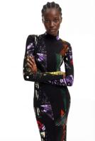 Arty midi-jurk M. Christian Lacroix - BLACK - M